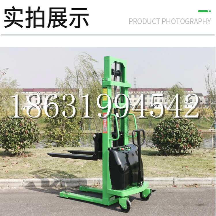 苏澳镇电动叉车堆高车液压铲车电瓶1吨2吨站驾步行式小型全自动叉车